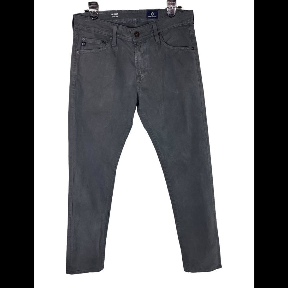 Men’s Gray Adriano Goldschmied Modern Slim Tellis Cut Gently Used Size 30W/32L